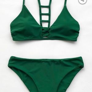 Cupshe green bikini